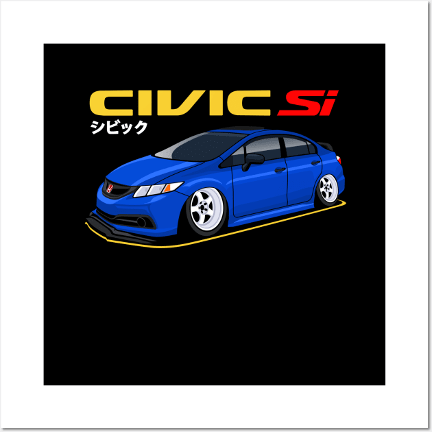 Civic SI Stancenation JDM style Wall Art by Turbo29